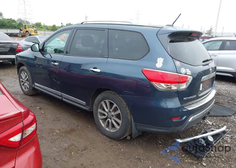 2014 Nissan Pathfinder Sl from USA, damaged, VIN 5N1AR2MM9EC711118